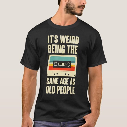 老風変わり人レトロ Tシャツ (正面)