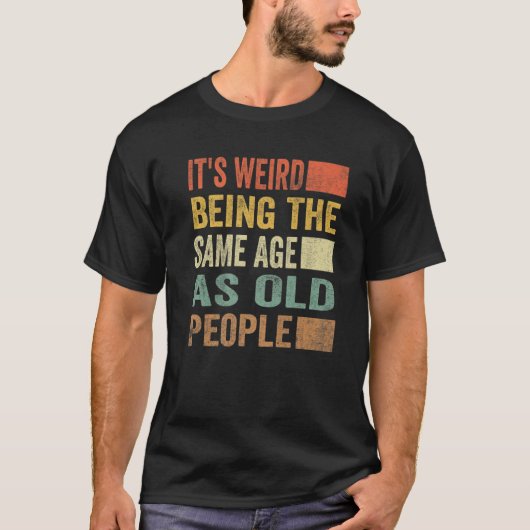 老風変わり人レトロ Tシャツ (正面)
