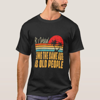 老風変わり人レトロ Tシャツ
