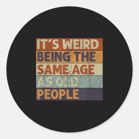 老風変わり人レトロSと同じ年齢である ラウンドシール (正面)