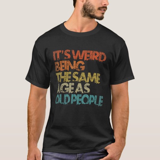 老風変わり人レトロVと同じ Tシャツ (正面)