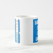 老齢ゲージ60誕生日 コーヒーマグカップ (中央)