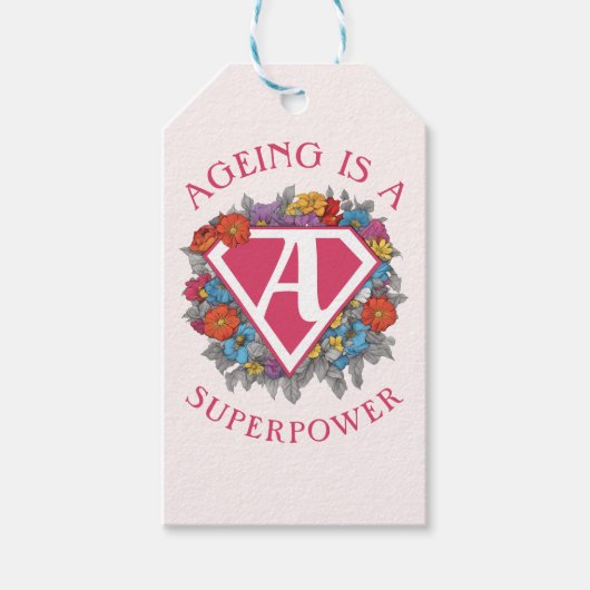 老齢化は超大国の誕生日だ ギフトタグ (正面)