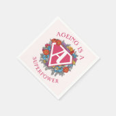 老齢化は超大国の誕生日だ スタンダードカクテルナプキン (角)