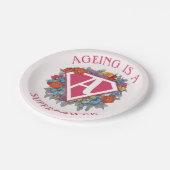 老齢化は超大国の誕生日だ ペーパープレート (アングル)