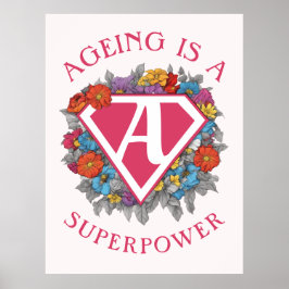 老齢化は超大国の誕生日だ ポスター