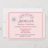 老齢化は超大国の誕生日だ 招待状 (裏面)