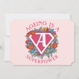 老齢化は超大国の誕生日だ 招待状