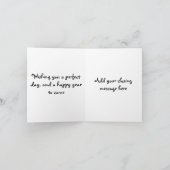 老齢期の代わりの誕生日 カード (内部)