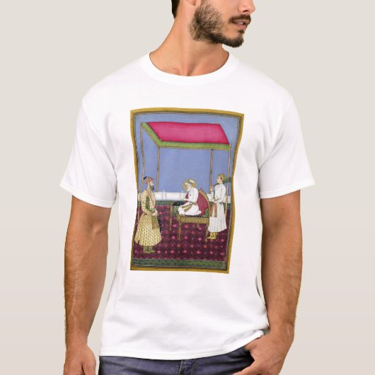 老齢期の皇帝Aurangzeb Tシャツ (正面)