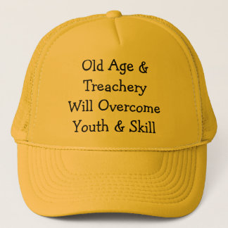老齢期及びTreacheryWill OvercomeYouth及び技術 キャップ