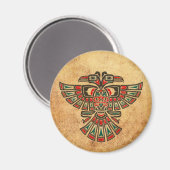 老齢者と擦り切れた灰田二頭霊鳥 マグネット (正面/裏面)