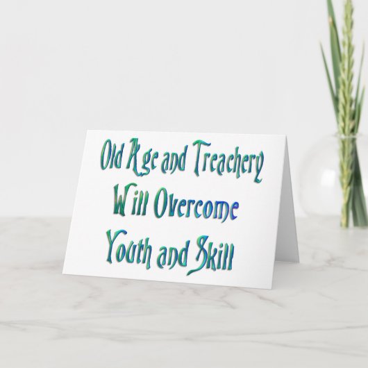 老齢裏切り カード (正面)