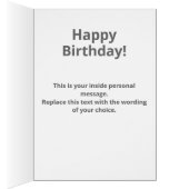 老齢計 – 40th Birthday Card (内側 (右))