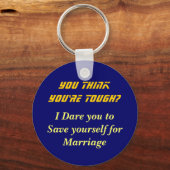 考えあなたは? キーホルダー (正面)