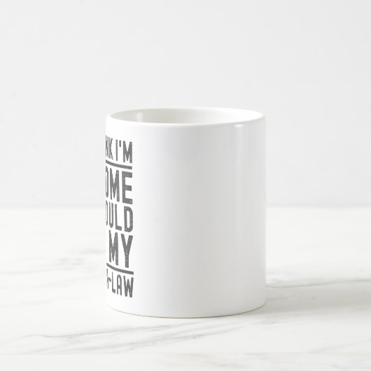 考えお姉さん素晴らしに会った方がいいおもしろい コーヒーマグカップ (中央)