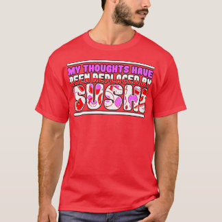 考えが寿司に変わった Tシャツ