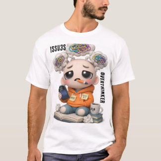 考えすぎる人 Tシャツ