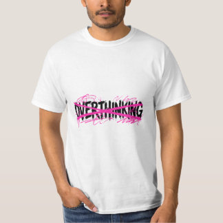 考えすぎをやめて、生きよう Tシャツ