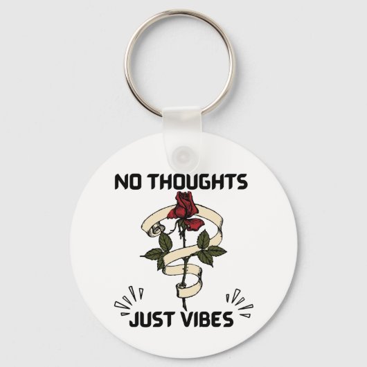 考えだけでビブ キーホルダー (正面)