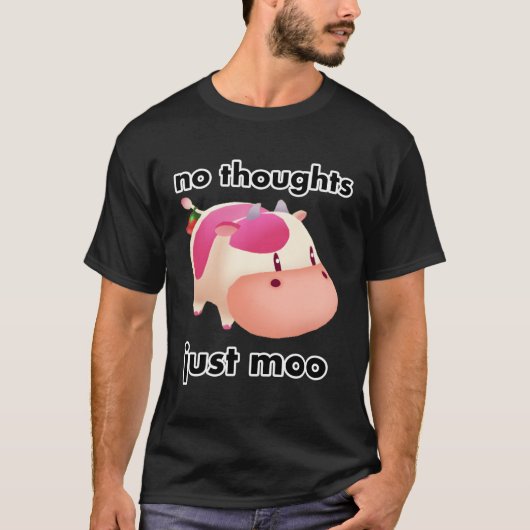 考えだけでモーない Tシャツ (正面)