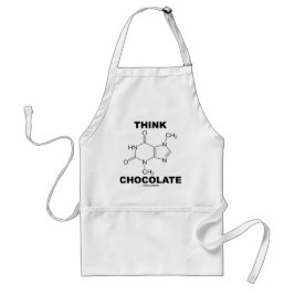 考えて下さいチョコレート(テオブロミンの分子化学)を スタンダードエプロン