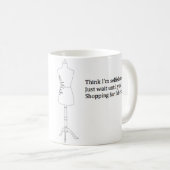 "考えて下さい私をあります今利己的がか"。 マグ (正面右)