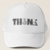 考えて下さい キャップ (正面)