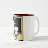 考えて下さい… ビスケットのバレルのマグ ツートーンマグカップ (正面右)