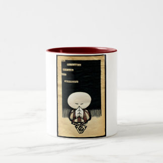 考えて下さい… ビスケットのバレルのマグ ツートーンマグカップ