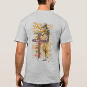 考えて下さい、考えて下さい、考えて下さい Tシャツ (裏面)