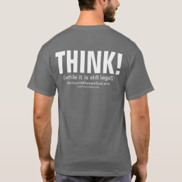 考えて下さい! Tシャツ