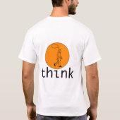 考えて下さい Tシャツ (裏面)