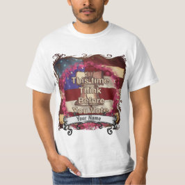 考えて投票しよう Tシャツ