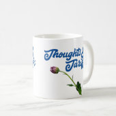 考えと関税アンチ切り コーヒーマグカップ (正面右)