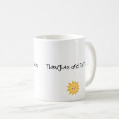 考えと関税 コーヒーマグカップ (正面右)