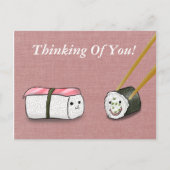 考えのかわいい転がス ポストカード (正面)