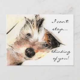 考えのカスタマイズ可能なヨークシャーテリアはがき ポストカード