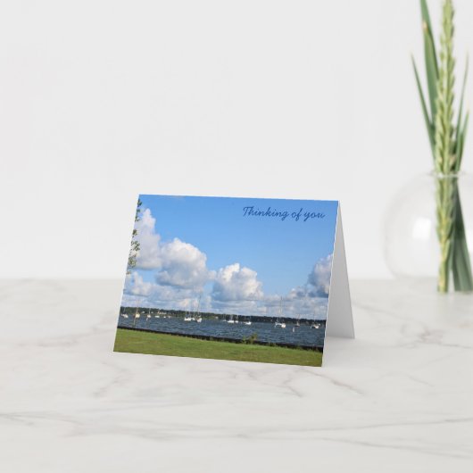 考えのカード – Muskegon, MI サンキューカード (正面)