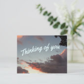 考えのサンセットポストカード ポストカード (スタンド正面)