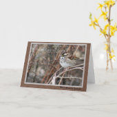 考えのスパロウ カード (黄色い花)