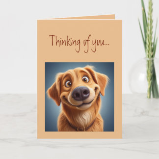 考えのスマイルを顔 カード