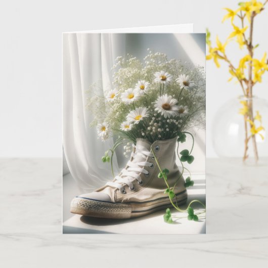 考えのデイジー カード (黄色い花)