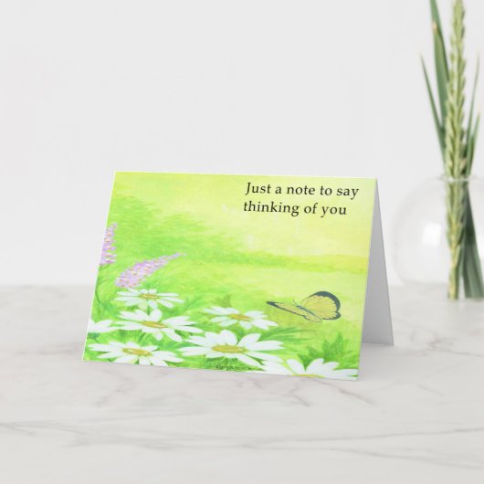 考えのデイジー カード (正面)