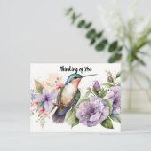 考えのハミングバード ポストカード (スタンド正面)