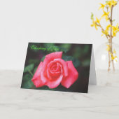 考えのバラ カード (黄色い花)