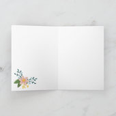 考えのフローラ悔やみや弔慰カード カード (内部)