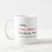 考えのマグ コーヒーマグカップ (左)