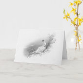 考えのヴィンテージカード カード (黄色い花)