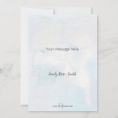 考えのヴィンテージ春の花 ノートカード (裏面)